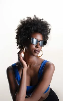 Machete Jewelry 2.5" Twist Hoops In Silver