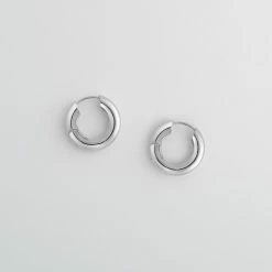 Machete Build Your Own: Charm Hoops Chunky Hoops In Silver