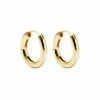 Machete Jewelry Hinge Hoops In Gold