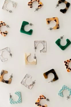 Machete Atlas Hoops In Malachite