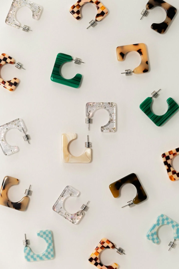 Machete Atlas Hoops In Tortoise Checker Checker Mania 5 Machete Atlas Hoops In Tortoise Checker Checker Mania