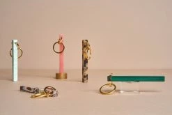 Machete Bar Keychain In Malachite