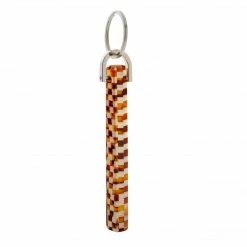 Machete Bar Keychain In Tortoise Checker