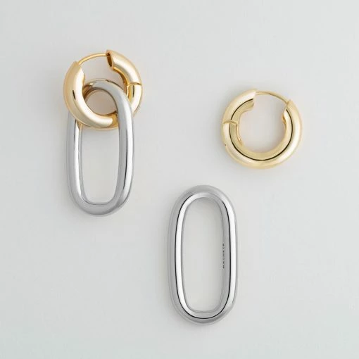Machete Build Your Own: Charm Hoops Chunky Hoops And Oval Link Charms In Silver
