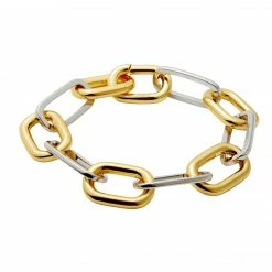 Machete Collage Chain Bracelet - Mixed Metals Bracelets, Bangles, & Cuffs