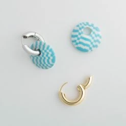 Machete Summer SALE Disc Charms In Blue Checker