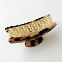 Machete Grande Heirloom Claw In Blonde Checker THE SPOTLIGHT