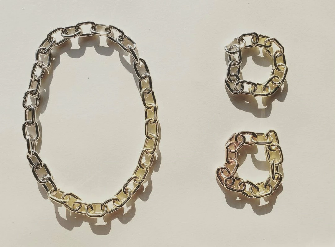 Machete Interchangeable Link Bracelet In 14k Gold 7 Machete Interchangeable Link Bracelet In 14k Gold