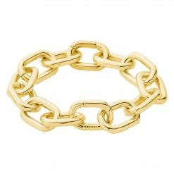 Machete Interchangeable Link Bracelet In 14k Gold