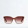 Machete Eyewear Jenny Sunglasses In Dark Tortoise Stripe