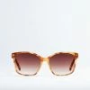 Machete Jenny Sunglasses In Light Tortoise Stripe