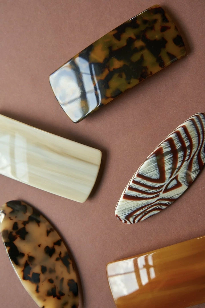 Machete Jumbo Box Clip In Classic Tortoise Claws & Clips 6 Machete Jumbo Box Clip In Classic Tortoise Claws & Clips