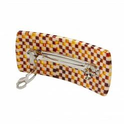 Machete Jumbo Box Clip In Tortoise Checker