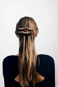 Machete Jumbo Heirloom Claw In Blonde Checker Checker Mania