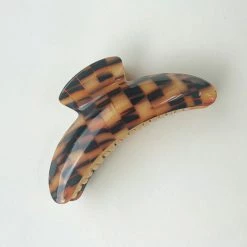 Machete Jumbo Heirloom Claw In Blonde Checker Checker Mania