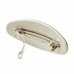 Machete Jumbo Oval Clip In Black & Ivory Summer SALE