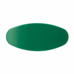 Machete Jumbo Oval Clip In Bright Green