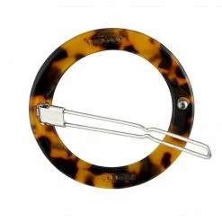 Machete Large Circle Clip In Classic Tortoise Summer SALE