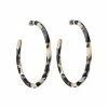 Machete Summer SALE Large Hoops In Abalone