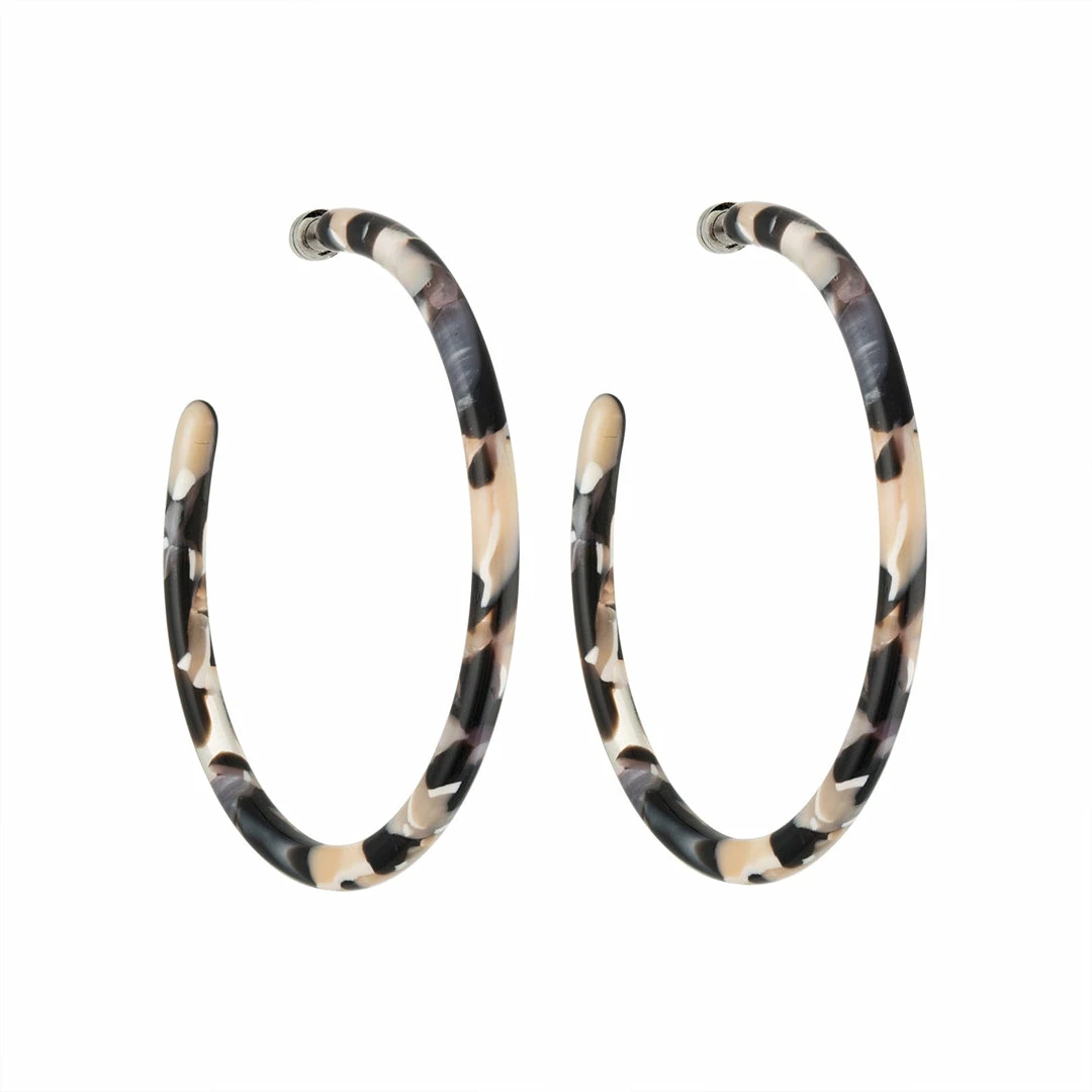 Machete Summer SALE Large Hoops In Abalone 3 Machete Summer SALE Large Hoops In Abalone