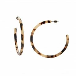 Machete THE SPOTLIGHT Large Hoops In Blonde Tortoise