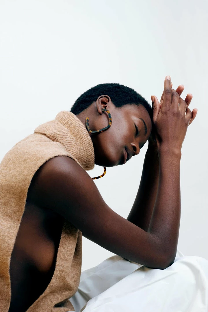 Machete Large Square Hoops In Carrera Lime 5 Machete Large Square Hoops In Carrera Lime