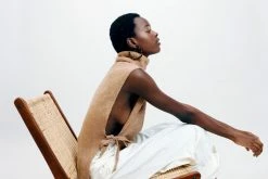 Machete Large Square Hoops In Lemon