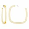 Machete Large Square Hoops In Lemon 1 Machete Large Square Hoops In Lemon