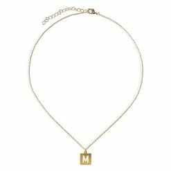 Machete Letter Charm Necklace Summer SALE