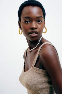 Machete Jewelry Midi Hoops In Classic Tortoise