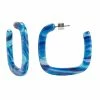 Machete Midi Square Hoops In Capri