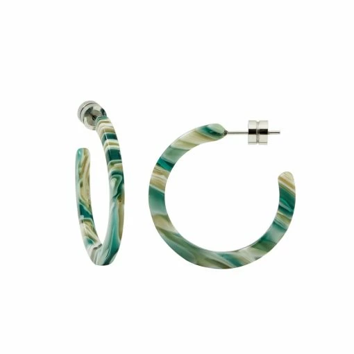 Machete Mini Hoops In Stromanthe Jewelry 1 Machete Mini Hoops In Stromanthe Jewelry