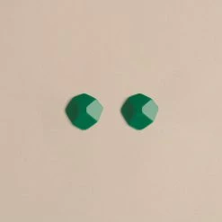 Machete Mini Sculpture Studs In Bright Green