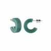 Machete Muse Hoops In Jadeite Green Jewelry