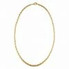 Machete Nautical Bead Necklace In Gold