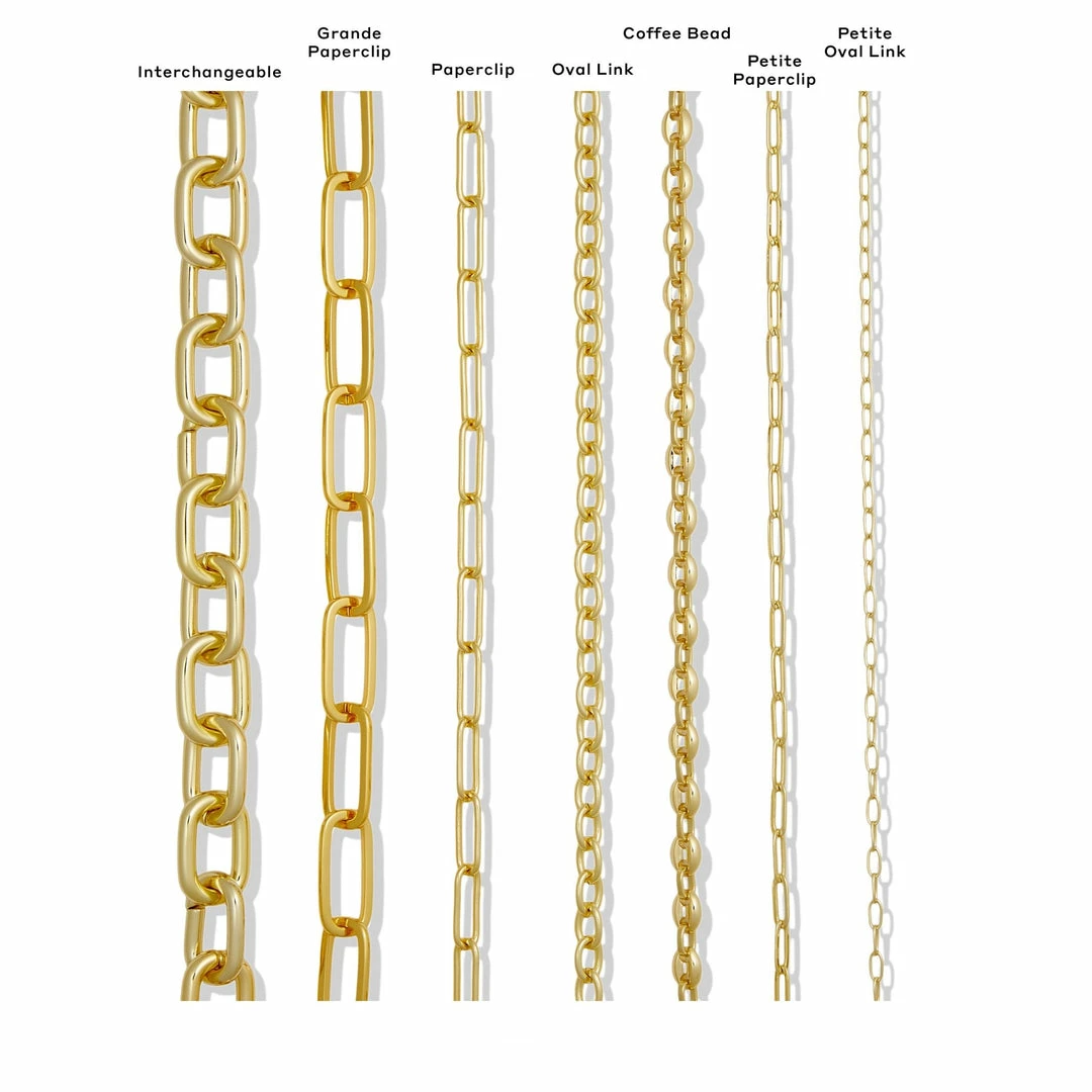 Machete Paperclip Chain Layered Necklace In Silver Jewelry 4 Machete Paperclip Chain Layered Necklace In Silver Jewelry