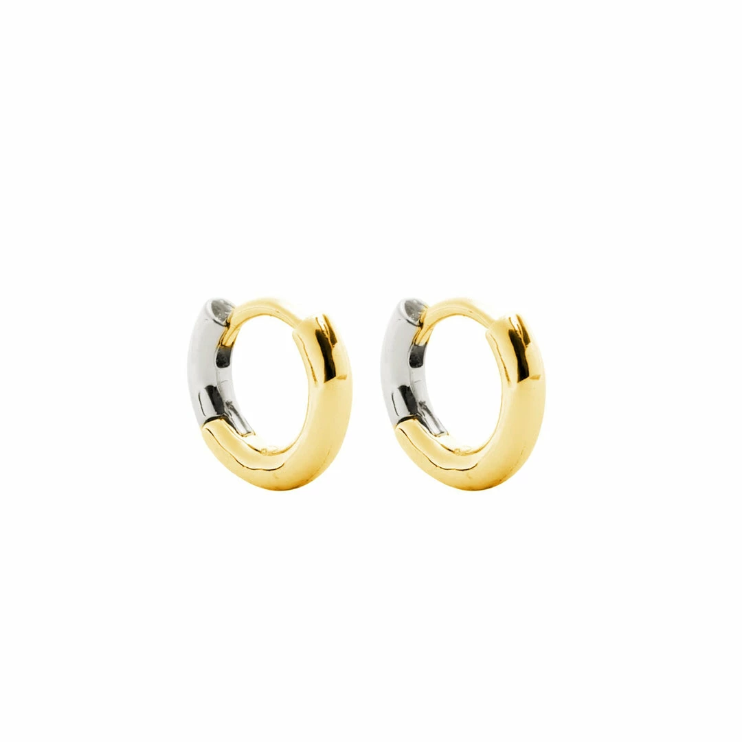 Machete Jewelry Perfect Huggies In 3/4 Gold 3 Machete Jewelry Perfect Huggies In 3/4 Gold