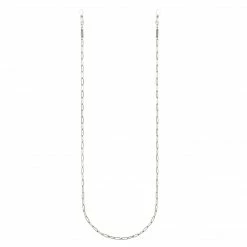 Machete Petite Paperclip Sunglass + Mask Chain In Silver Eyewear Chains