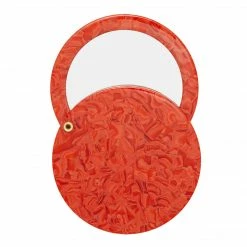Machete Circle Mirror In Poppy