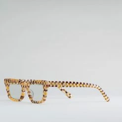Machete Ruby - Optical Blue Light Frames In Tortoise Checker Checker Mania