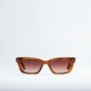 Machete Ruby Sunglasses In Dark Tortoise Stripe