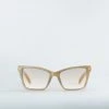 Machete Sally - Optical Blue Light Frames In Alabaster