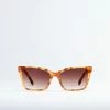 Machete Eyewear Sally Sunglasses In Light Tortoise Stripe
